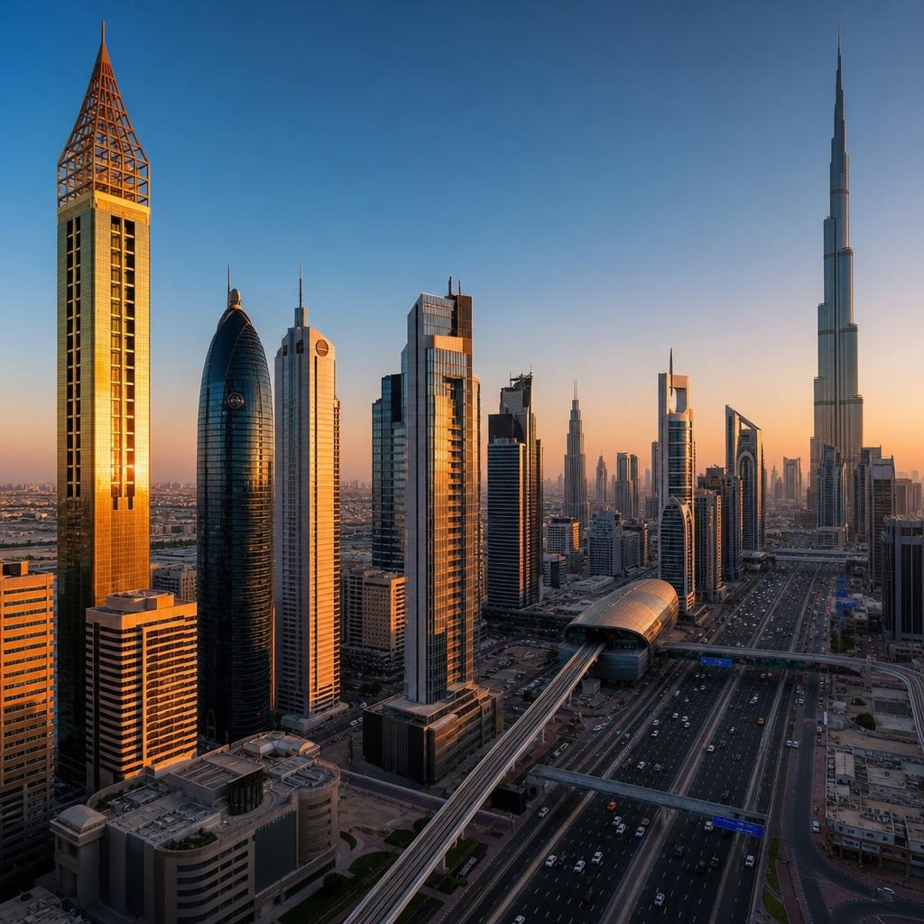 Dubai şehir manzarası